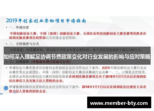 如何深入理解足协调节费政策变化对行业发展的影响与应对策略